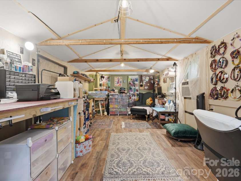 2709 Stockwood Drive, Gastonia, NC 28056.  MLS# CAR4417564, YatesRealty ID 48768. Detached flex space - currently art/work studio