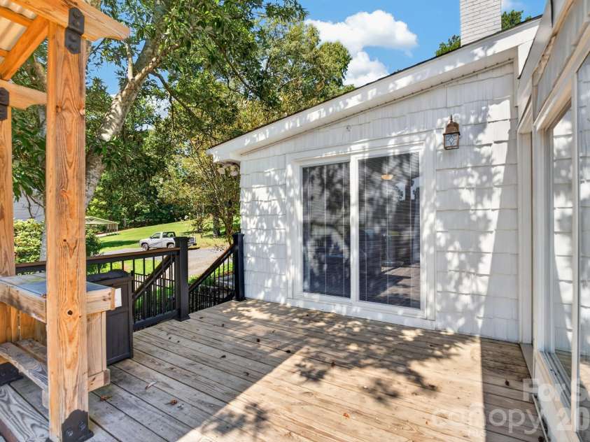 745 Anchor Road, Norwood, NC 28128.  MLS# CAR4419200, YatesRealty ID 48776. Bunk house entry from deck