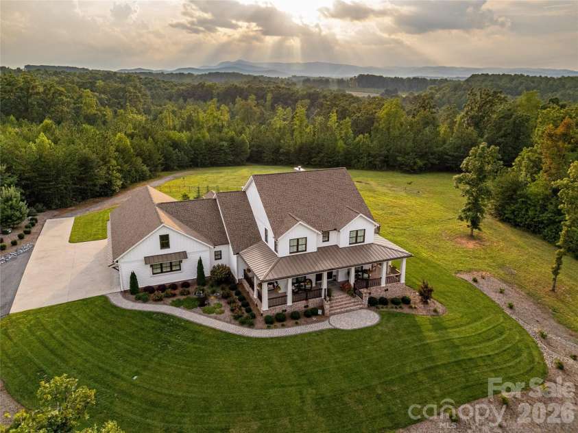 4013 NC Hwy 18 Highway, Vale, NC 28090.  MLS# CAR4417782, YatesRealty ID 48781. Custom Built Main Home-Front View
