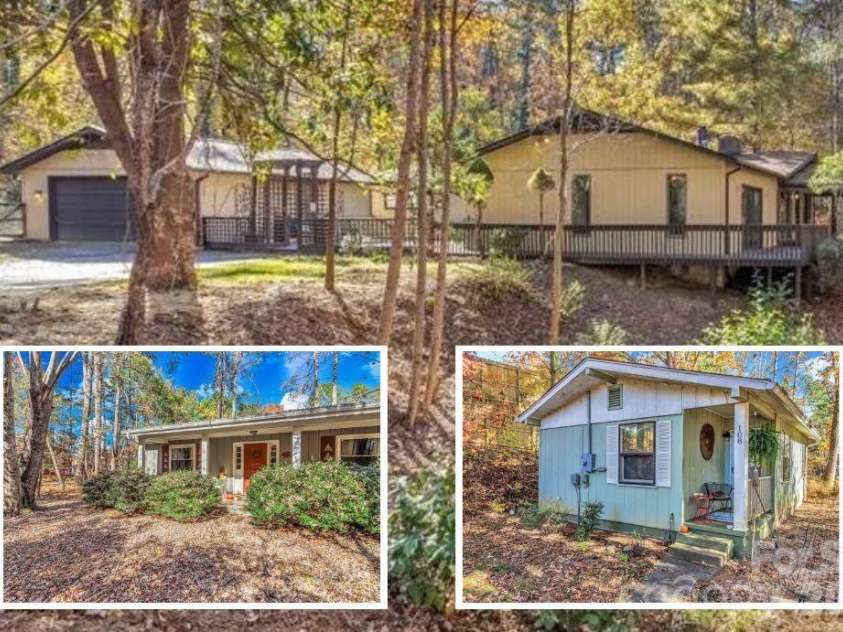 111 Hidden Pond Lane, Asheville, NC 28804.  MLS# CAR4315494, YatesRealty ID 4879. 1 price 3 homes being sold together. Also has 3 additional building lots.