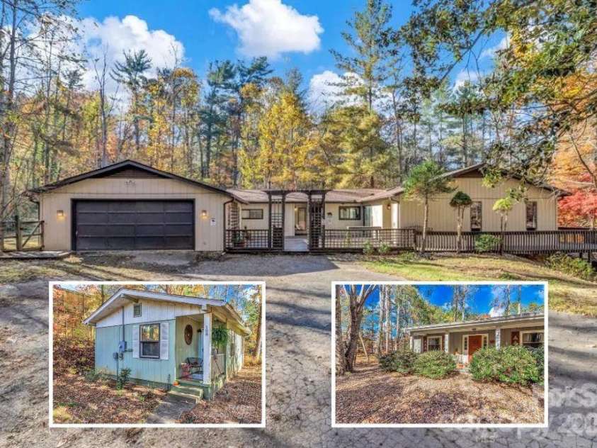 111 Hidden Pond Lane, Asheville, NC 28804.  MLS# CAR4315494, YatesRealty ID 4879. 1 price 3 homes being sold together. Also has 3 additional building lots.