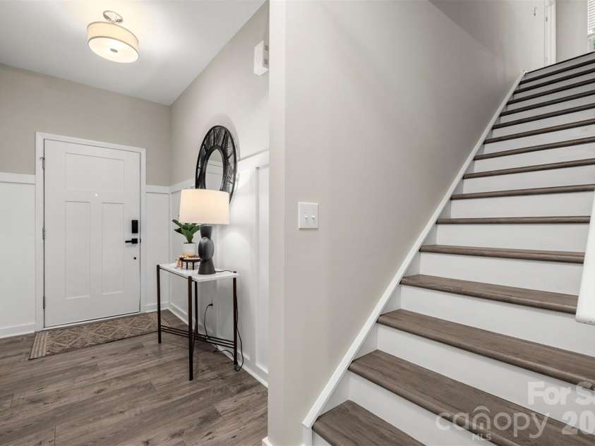 1115 Streamside Lane, York, SC 29745.  MLS# CAR4406865, YatesRealty ID 48799. Stairway to 2nd floor
