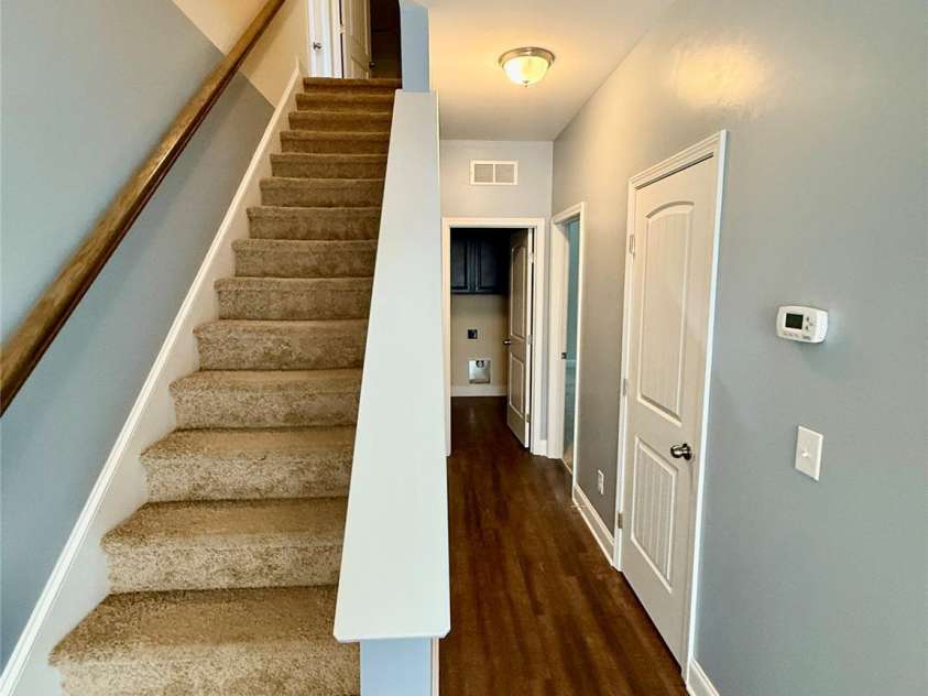4048 Avis Way, Monroe, NC 28110.  MLS# CAR4253447, YatesRealty ID 488. Stairway 