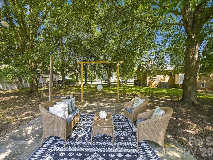 7704 Otts Circle, Stanley, NC 28164.  MLS# CAR4421199, YatesRealty ID 48801. Private Back Yard Patio