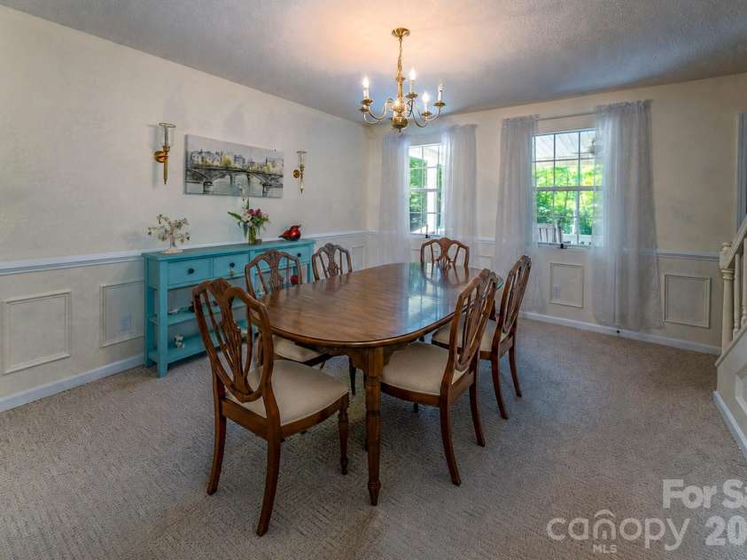 1886 Tanasee Gap Road, Balsam Grove, NC 28708.  MLS# CAR4421630, YatesRealty ID 48802. A separate Dining room