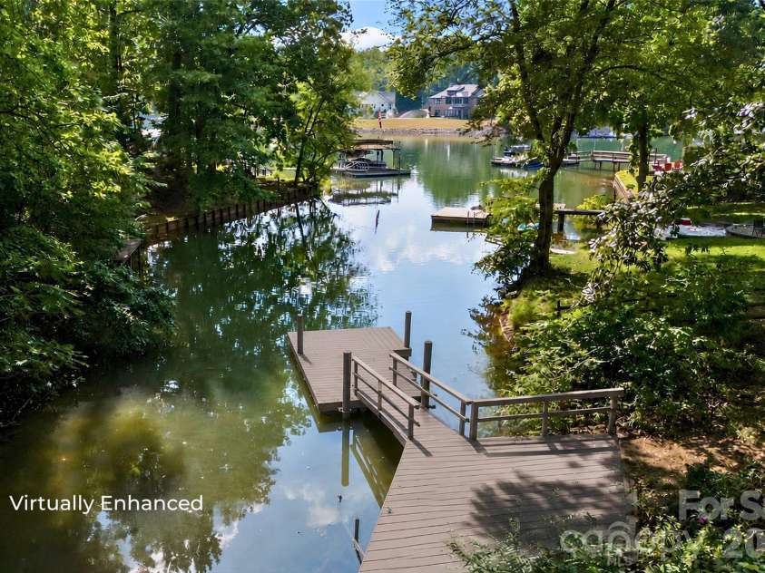 131 Baywatch Drive, Mooresville, NC 28117.  MLS# CAR4420132, YatesRealty ID 48806. Virtually enhanced dock