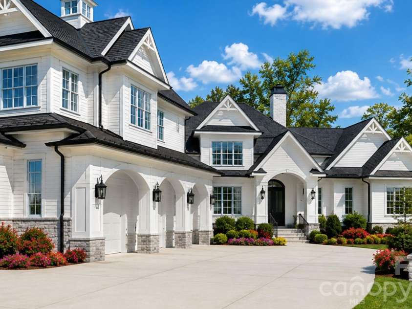 7928 Pine Cove Lane, Denver, NC 28037.  MLS# CAR4418685, YatesRealty ID 48808. White exterior example