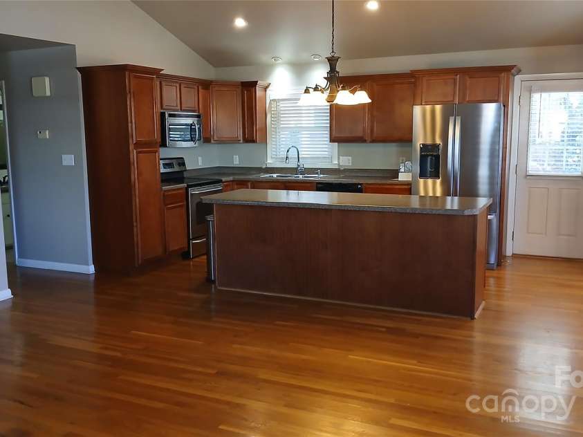 309 Rodoret Street, Valdese, NC 28690.  MLS# CAR4194557, YatesRealty ID 4882. Open Kitchen/Living Area