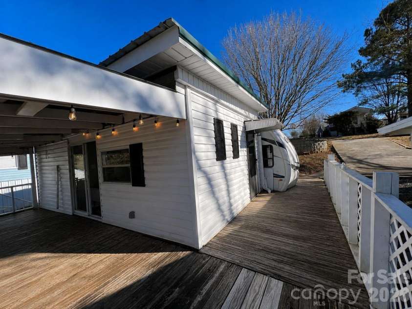 322 Mount View Lane, New London, NC 28127.  MLS# CAR4381016, YatesRealty ID 48820. Camper w/ Addition on Deeded Lot