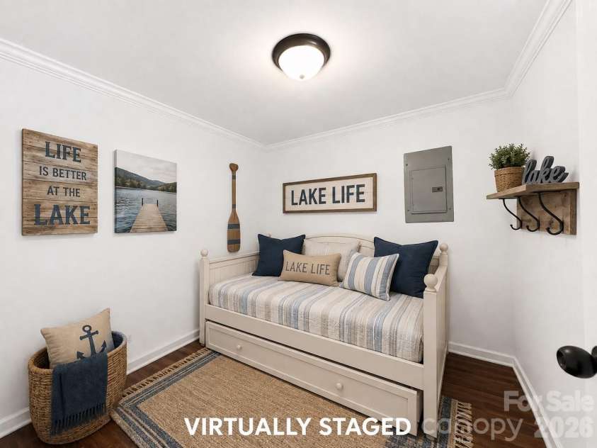 322 Mount View Lane, New London, NC 28127.  MLS# CAR4381016, YatesRealty ID 48820. Virtually Staged Bedroom in Addition