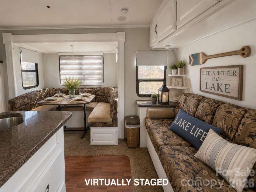 322 Mount View Lane, New London, NC 28127.  MLS# CAR4381016, YatesRealty ID 48820. Virtually Staged Camper side
