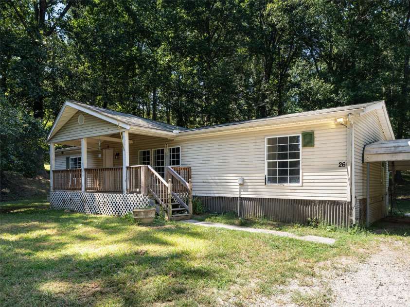26 Audrey Lane, Asheville, NC 28806.  MLS# CAR4421510, YatesRealty ID 48827. Attached 2 car covered parking