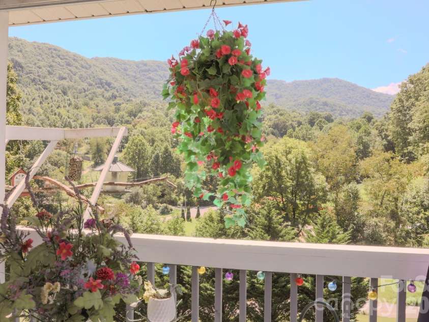 76 Patriot Drive, Waynesville, NC 28786.  MLS# CAR4418358, YatesRealty ID 48836. Deck view