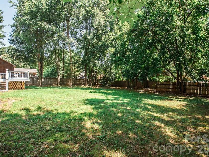 4456 Alexander Hill Court, Harrisburg, NC 28075.  MLS# CAR4404801, YatesRealty ID 48850. Backyard