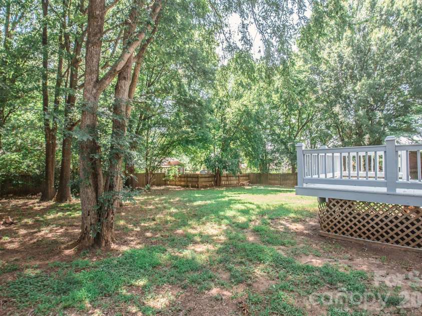 4456 Alexander Hill Court, Harrisburg, NC 28075.  MLS# CAR4404801, YatesRealty ID 48850. Backyard