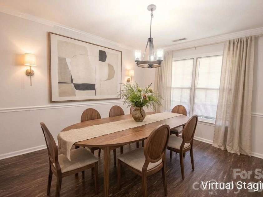 4456 Alexander Hill Court, Harrisburg, NC 28075.  MLS# CAR4404801, YatesRealty ID 48850. Dining room
