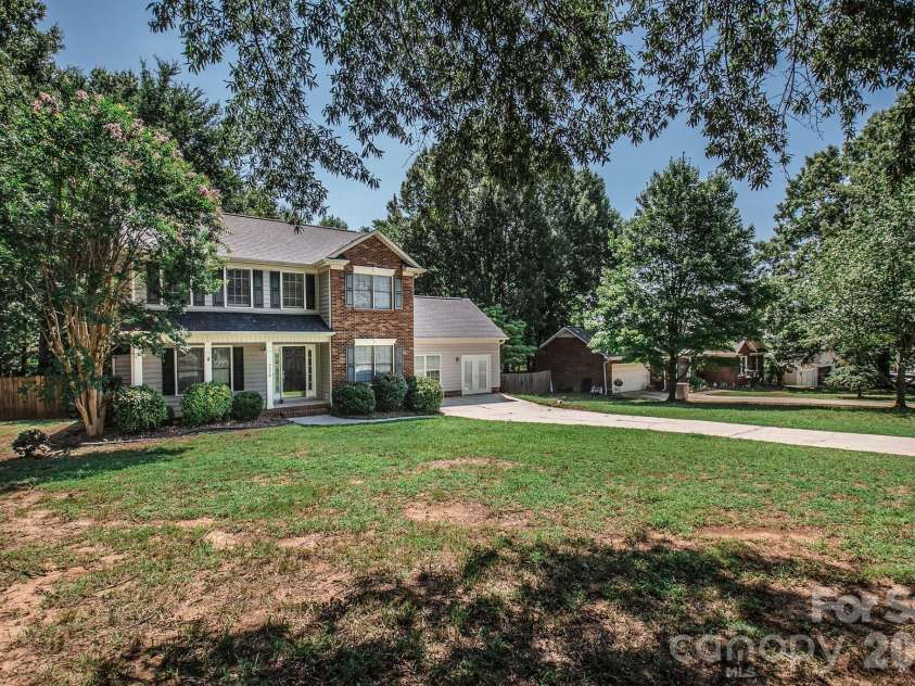 4456 Alexander Hill Court, Harrisburg, NC 28075.  MLS# CAR4404801, YatesRealty ID 48850. Front