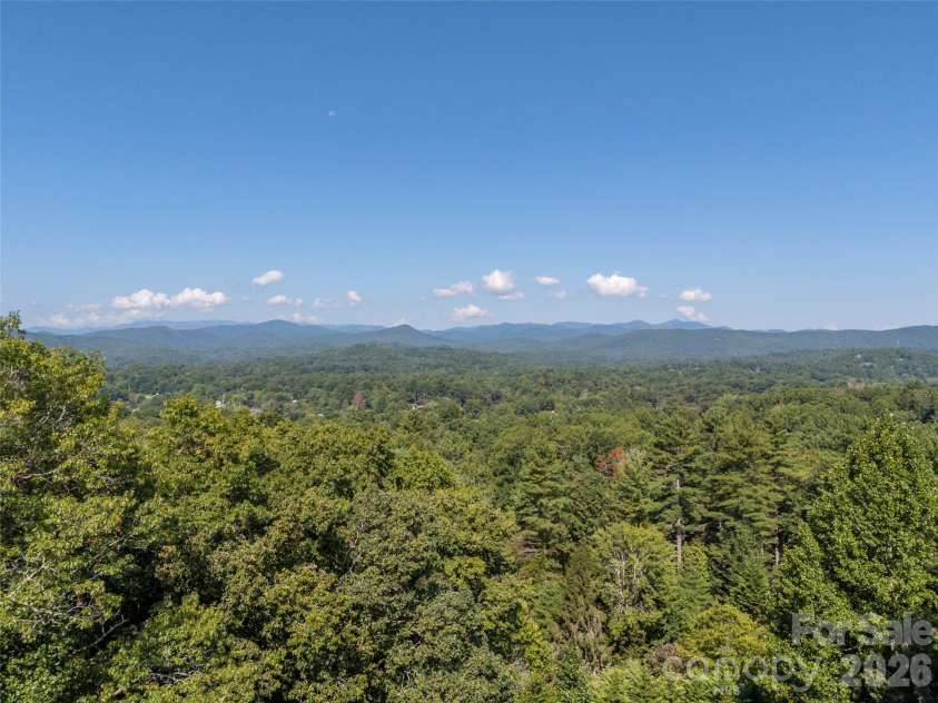 58 Timbertop Lane, Etowah, NC 28729.  MLS# CAR4421699, YatesRealty ID 48857. Aerial View from drone