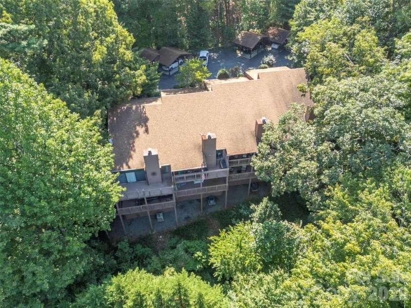 58 Timbertop Lane, Etowah, NC 28729.  MLS# CAR4421699, YatesRealty ID 48857. Arial View