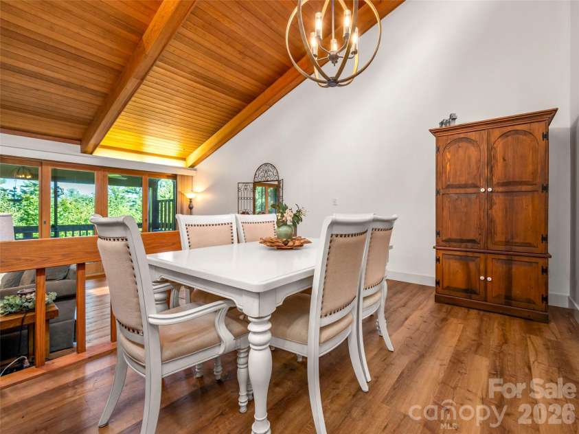 58 Timbertop Lane, Etowah, NC 28729.  MLS# CAR4421699, YatesRealty ID 48857. Dining Area