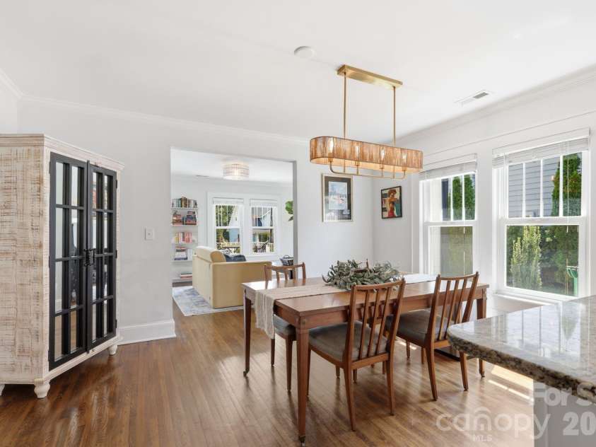3405 Benard Avenue, Charlotte, NC 28206.  MLS# CAR4418724, YatesRealty ID 48862. A dedicated dining area that doesn't have to double as something else.