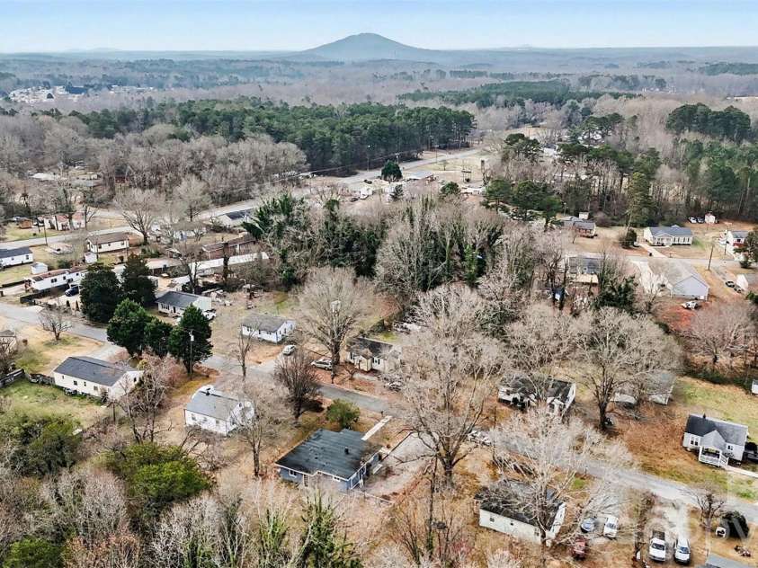 112 Lineberger Street, Stanley, NC 28164.  MLS# CAR4340100, YatesRealty ID 4887. Aerial view of property