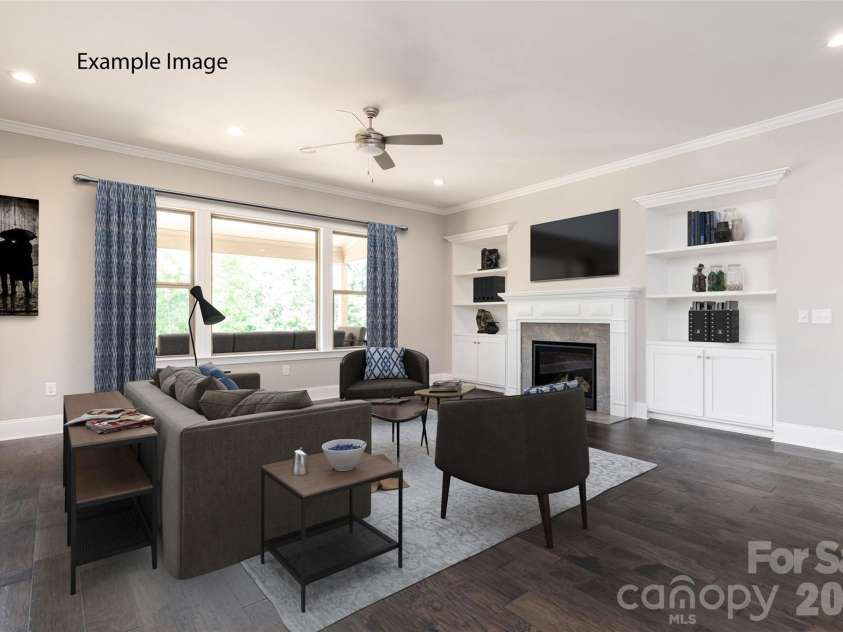 10914 Tyler Brook Lane, Mint Hill, NC 28227.  MLS# CAR4420244, YatesRealty ID 48871. Example Photo - Family Room *Virtually Staged*