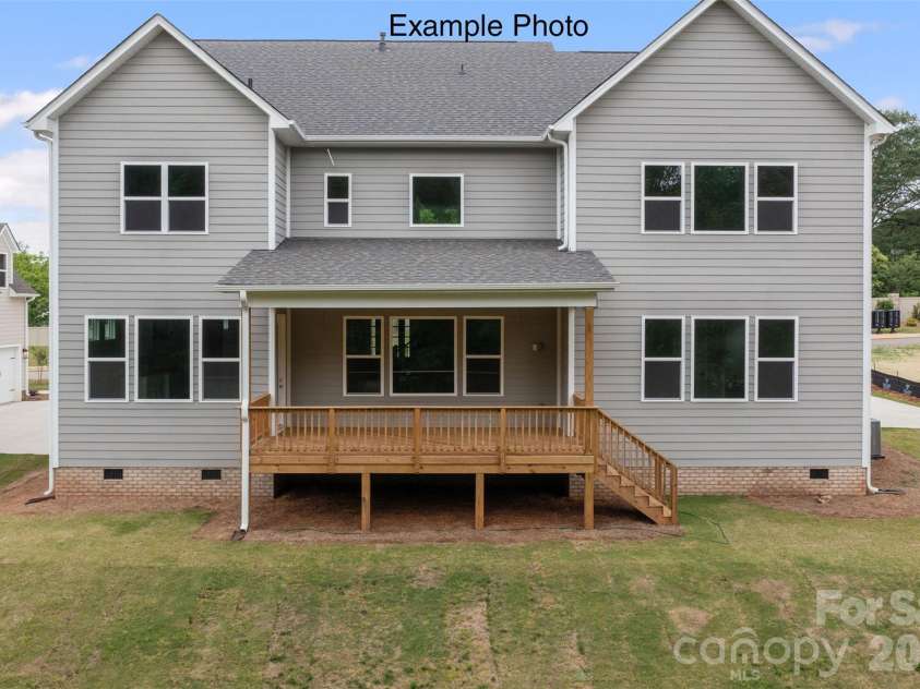 10914 Tyler Brook Lane, Mint Hill, NC 28227.  MLS# CAR4420244, YatesRealty ID 48871. Example Photo - Rear Exterior