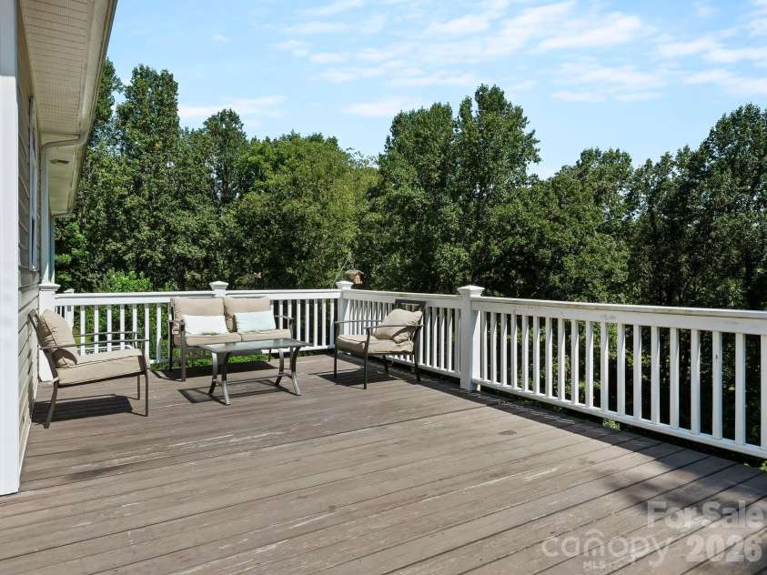 66 Azalea Drive, Weaverville, NC 28787.  MLS# CAR4421280, YatesRealty ID 48881. Spacious rear deck
