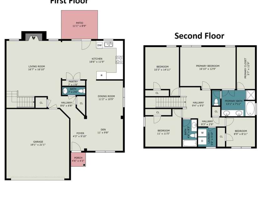 113 Audubon Avenue, Mooresville, NC 28117.  MLS# CAR4418904, YatesRealty ID 48887. Floorplan and Measurements