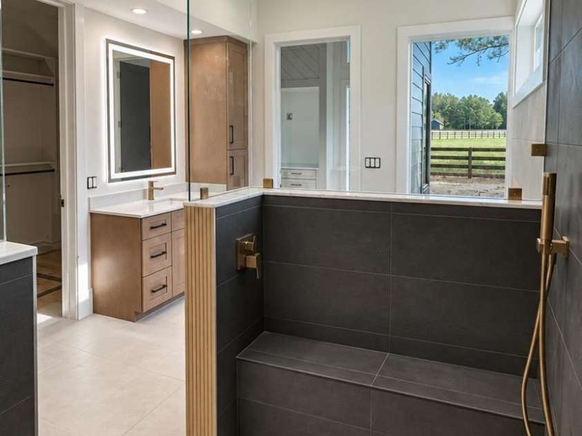 2303 Paddock Circle, Morganton, NC 28655.  MLS# CAR4416605, YatesRealty ID 48902. Primary shower seat
