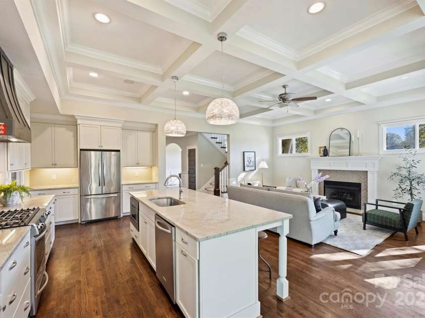 3304 Josephine Court, Charlotte, NC 28205.  MLS# CAR4319912, YatesRealty ID 48912. Another one that shows off the openness and beautiful details.