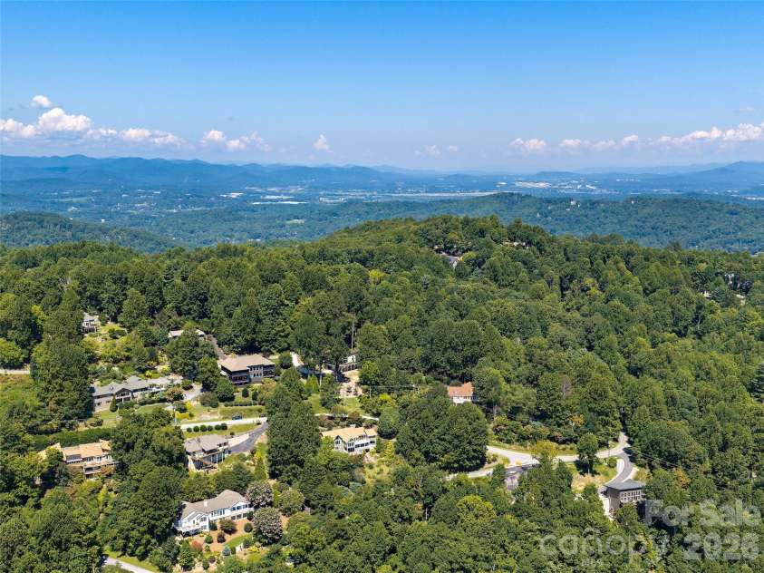 288 Roberts Drive, Laurel Park, NC 28739.  MLS# CAR4420800, YatesRealty ID 48914. Elevated perspective showcasing Laurel Park landscape