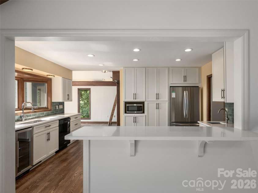 288 Roberts Drive, Laurel Park, NC 28739.  MLS# CAR4420800, YatesRealty ID 48914. Updated kitchen with modern finishes