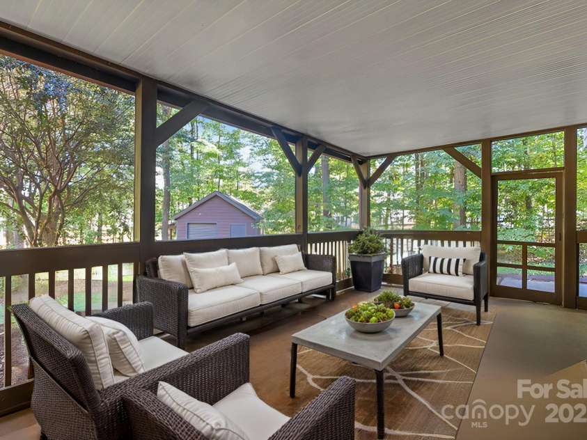 128 Archbell Point Lane, Mooresville, NC 28117.  MLS# CAR4192948, YatesRealty ID 4892. Screen Room off of Basement