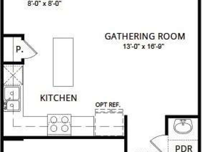 12112 Oak Street, Charlotte, NC 28269.  MLS# CAR4421808, YatesRealty ID 48920. First Floor Layout.