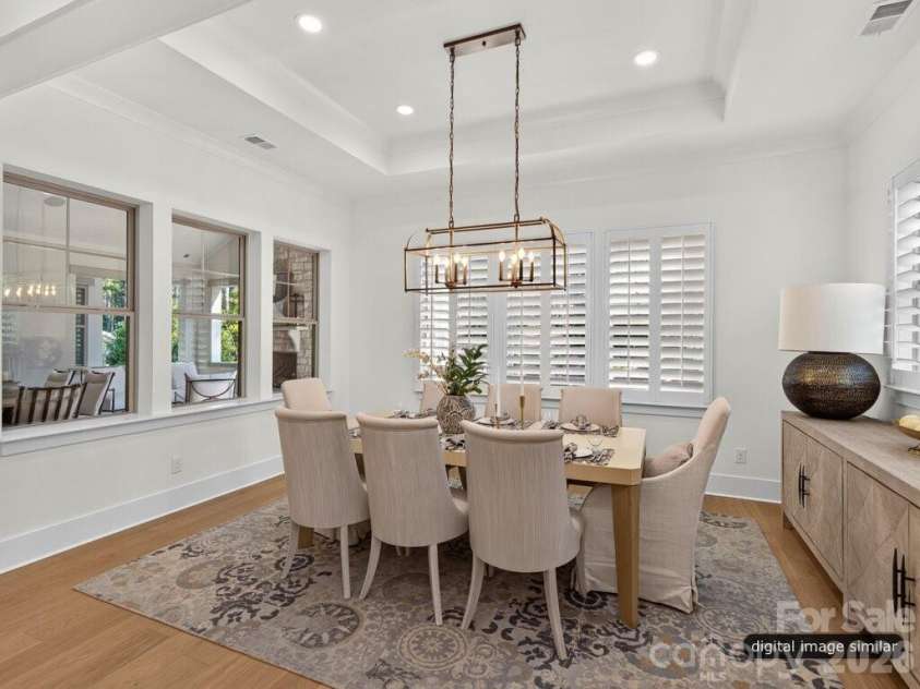 128 Willow View Loop, Davidson, NC 28036.  MLS# CAR4403823, YatesRealty ID 48929. Formal Dining Room
