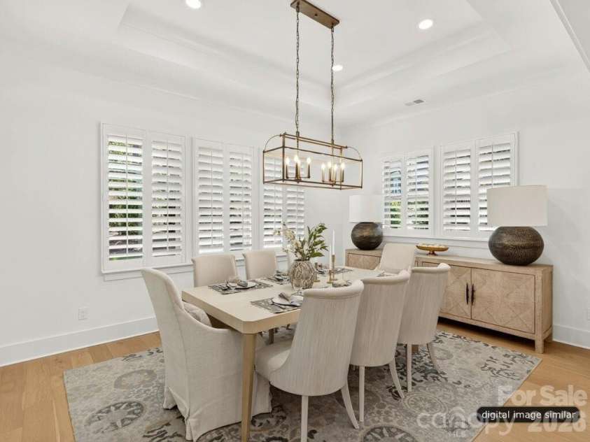 128 Willow View Loop, Davidson, NC 28036.  MLS# CAR4403823, YatesRealty ID 48929. Formal Dining Room connects to Kitchen