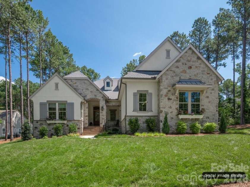 128 Willow View Loop, Davidson, NC 28036.  MLS# CAR4403823, YatesRealty ID 48929. French Cottage Montecito Ranch Floorplan