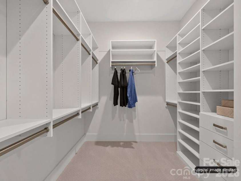 128 Willow View Loop, Davidson, NC 28036.  MLS# CAR4403823, YatesRealty ID 48929. Primary Closet (Continued)