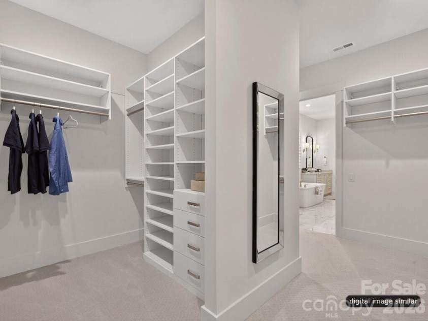 128 Willow View Loop, Davidson, NC 28036.  MLS# CAR4403823, YatesRealty ID 48929. Primary Closet (Continued)