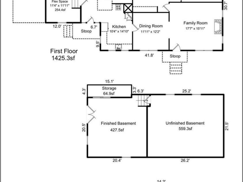 1402 Brantley Road, Kannapolis, NC 28083.  MLS# CAR4320766, YatesRealty ID 48939. Floor Plan