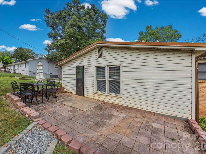 2435 Lewiston Drive, Gastonia, NC 28054.  MLS# CAR4420710, YatesRealty ID 48943. Back Patio