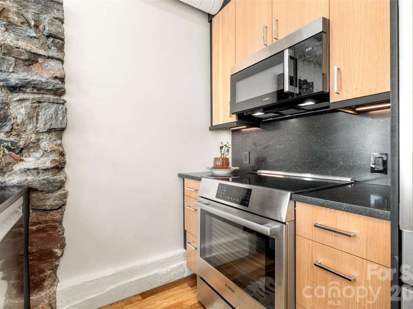 4 Roberts Street, Asheville, NC 28801.  MLS# CAR4419895, YatesRealty ID 48950. Bosch appliance package