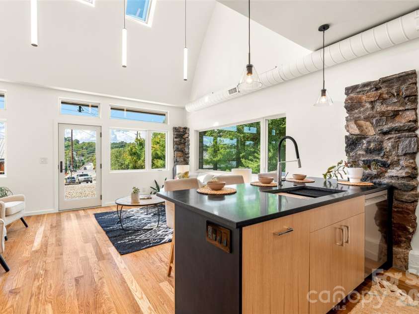 4 Roberts Street, Asheville, NC 28801.  MLS# CAR4419895, YatesRealty ID 48950. Open design