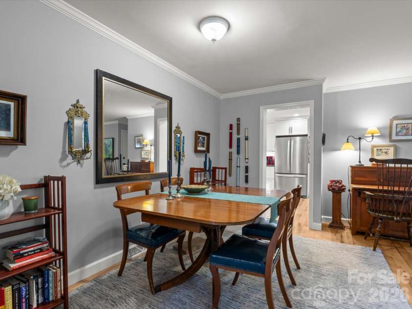 110 Aurora Drive, Asheville, NC 28805.  MLS# CAR4418435, YatesRealty ID 48958. The dining area flows naturally into the kitchen