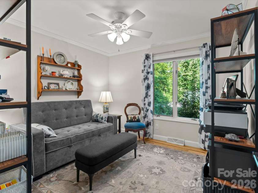 110 Aurora Drive, Asheville, NC 28805.  MLS# CAR4418435, YatesRealty ID 48958. The second bedroom is bright and spacious