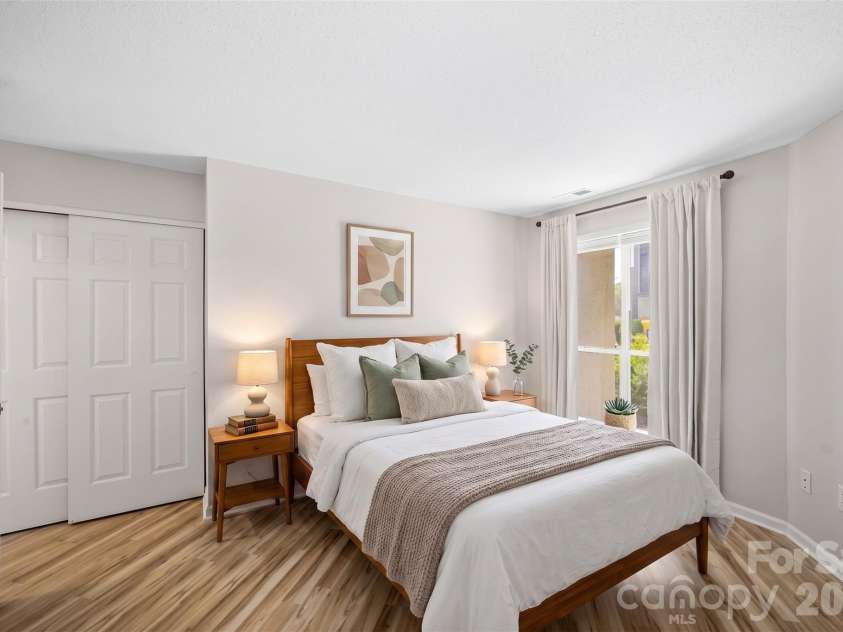 8157 Cedar Glen Drive, Charlotte, NC 28212.  MLS# CAR4421778, YatesRealty ID 48960. 2nd bedroom staged