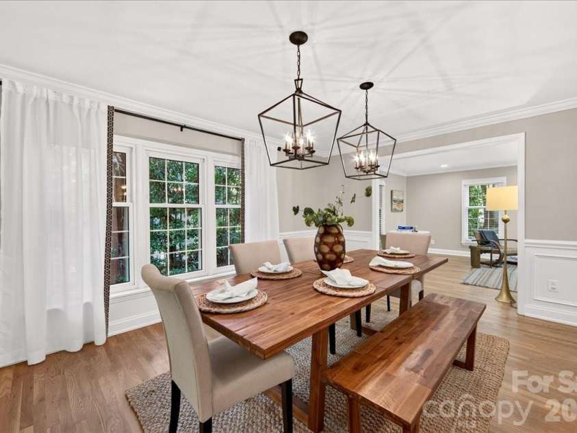 6138 Saint John Lane, Charlotte, NC 28210.  MLS# CAR4420688, YatesRealty ID 48964. Dining Room