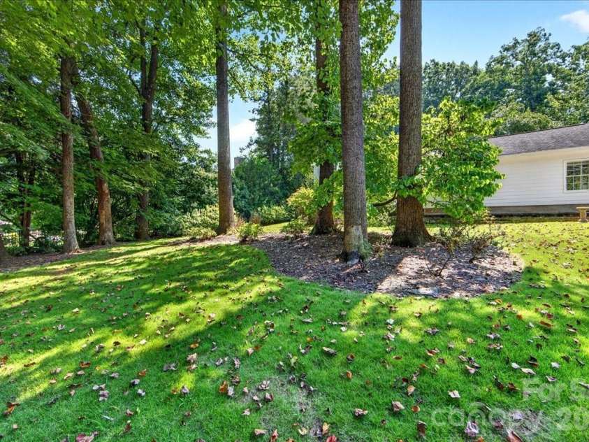 6138 Saint John Lane, Charlotte, NC 28210.  MLS# CAR4420688, YatesRealty ID 48964. Full view of back yard